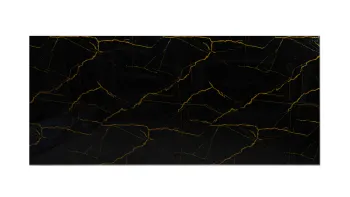 ماربل شیت طرح سنگ مرمر مشکی با رگه های طلایی کد AP-1450-A