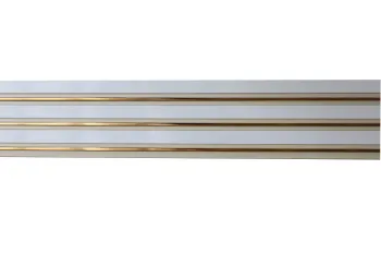 ترمووال pvc مدل سفید با لاین طلایی