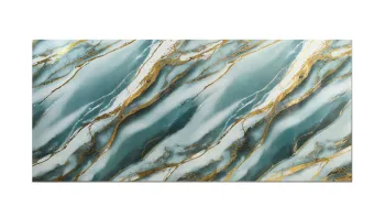 ماربل شیت طرح سنگ مرمر سبز طلاکوب با رگه های ریز کد AP-9966