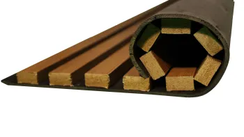 ترمووال پنلی طرح چوب روشن